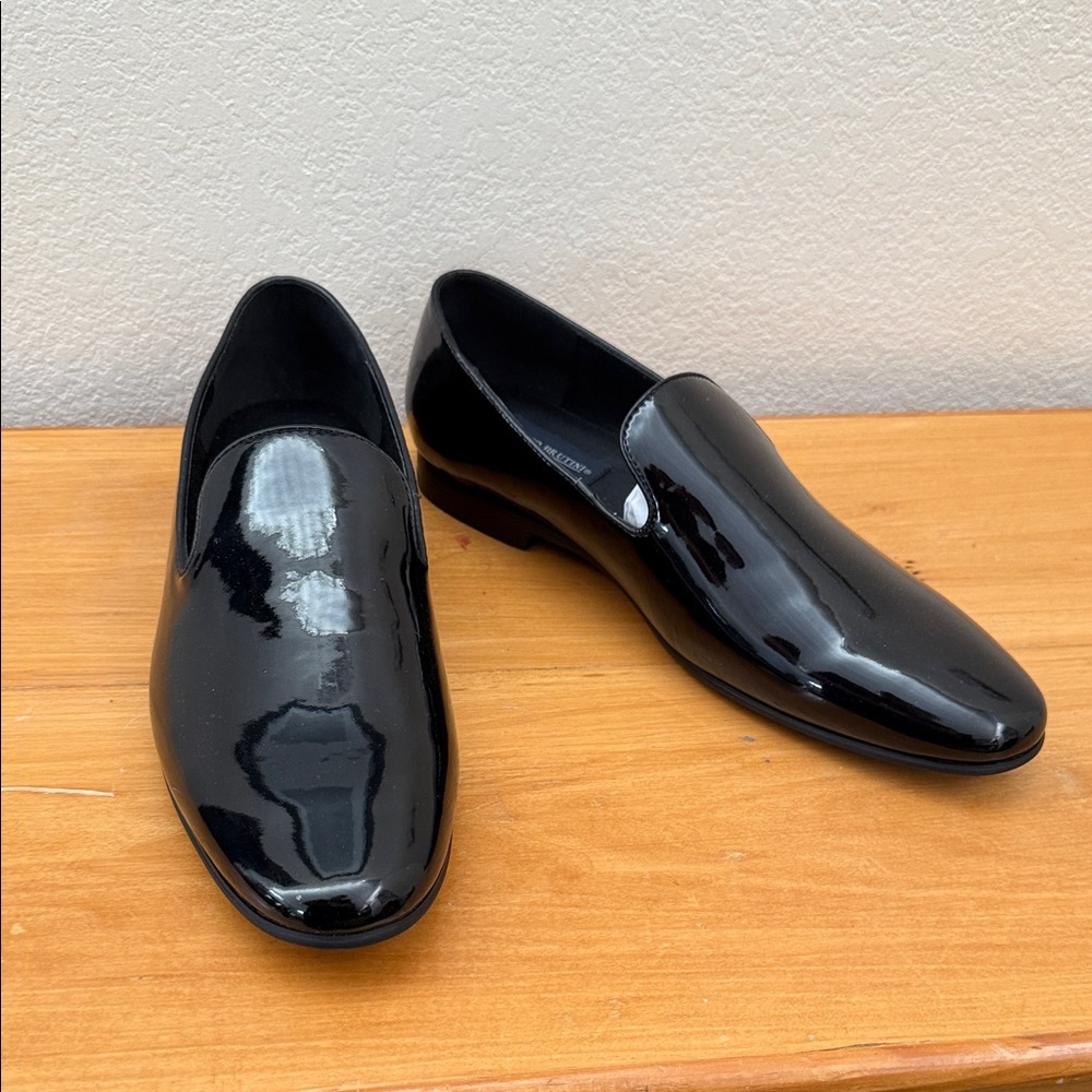 Giorgio Brutini Men’s Chase Glossy Black Men's Slip-On Loafers